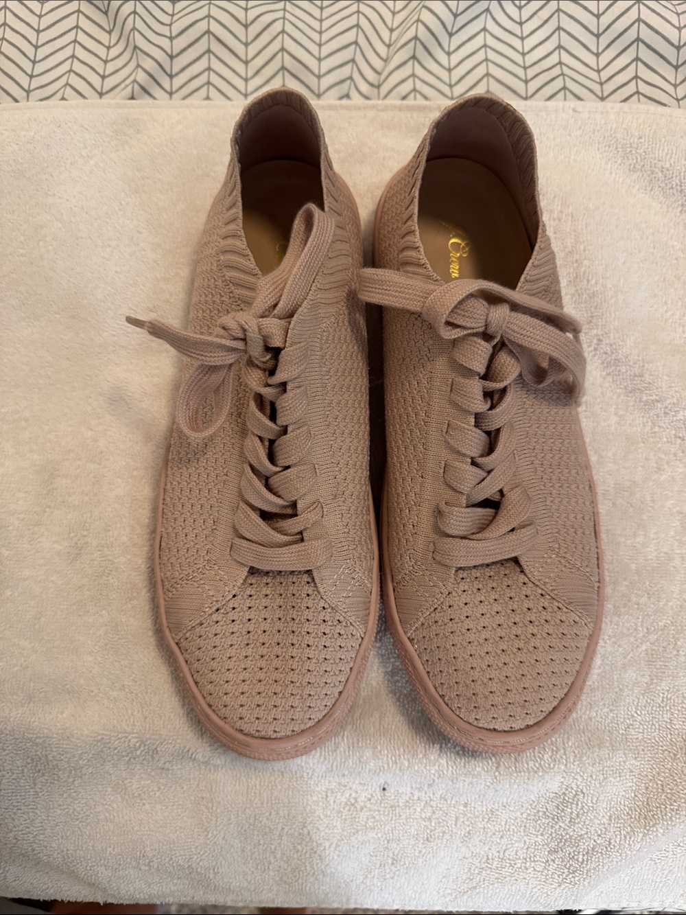 J. Crew Mesh Pink Sneakers Size 8